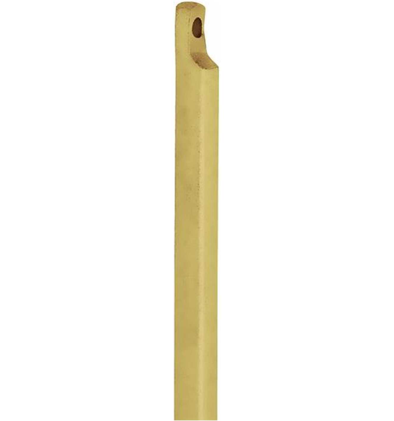 DENI Stangen für Tortreibriegel 16 x 2000 mm, gelb-verz - 1