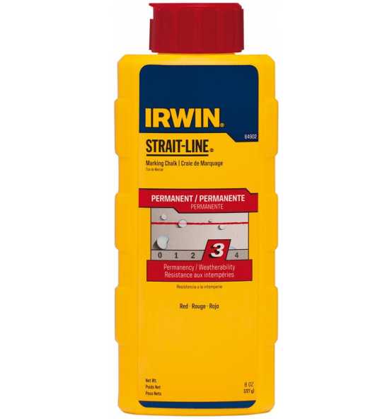 Irwin Schlagschnurkreide STRAIT-LINE 227 g rot
