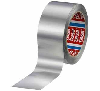 Tesa Aluminiumband 50 mx25 mm, 50 mu, ohne Liner - 1