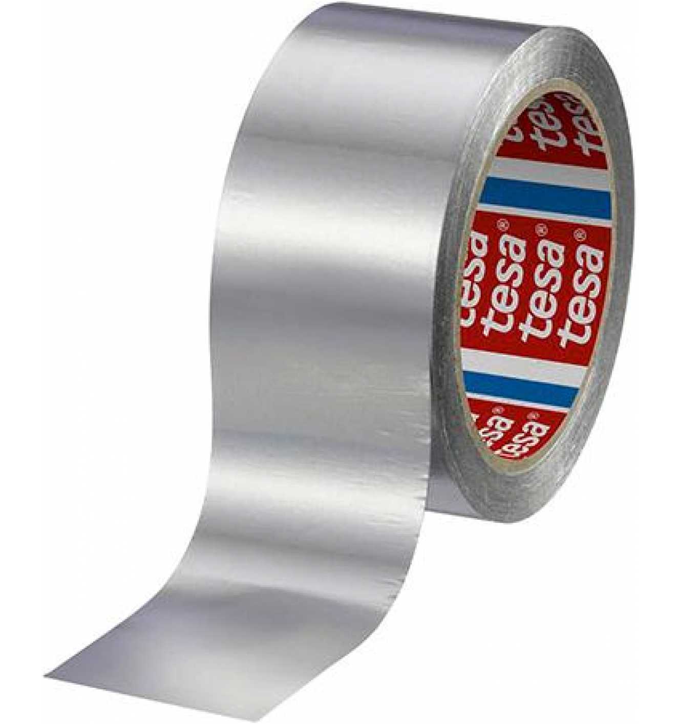 Tesa Aluminiumband 50 mx25 mm, 30 mu, ohne Liner - 1