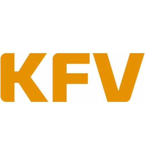 KFV HT-Zusatzschließblech, rd, 2319-503V, SFW, für Holz - 2