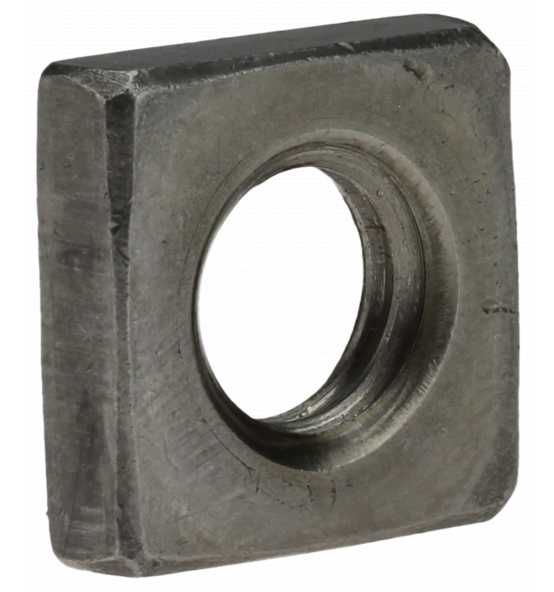 DIN-562-Vierkantmuttern-niedrige-Form-Stahl-blank
