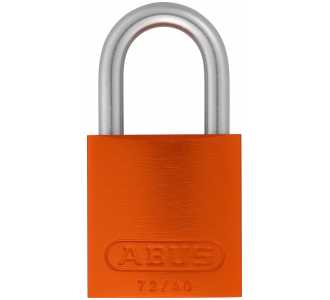 ABUS Vorhangschloss Aluminium 72LL/40 orange vs. Lock-Tag