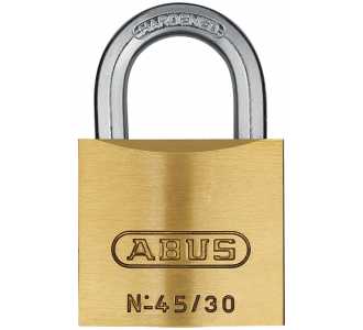 ABUS Vorhangschloss Messing 45/30 vs. Lock-Tag