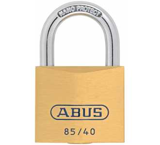 ABUS Vorhangschloss Messing 85/40 vs. Lock-Tag