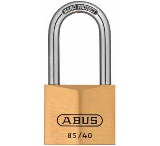 ABUS Vorhangschloss Messing 85/40HB40 vs. Lock-Tag