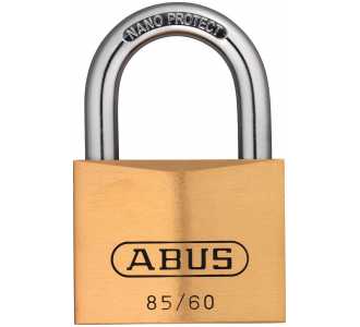 ABUS Vorhangschloss Messing 85/60 vs. Lock-Tag