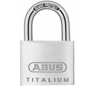 ABUS Vorhangschloss TITALIUM 64TI/35 vs. Lock-Tag