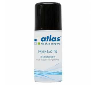 Atlas Schuh-Desinfektionsspray Fresh & Active 125 ml - die ideale Innenschuhhygiene für alle ATLAS-Sicherheitsschuhe, für alle Materialien mit Langze