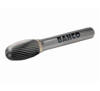 Bahco 10 x 18 mm Rotorfräser aus Hartmetall für Metall, Tropfenform, fein 32 TPI 6 mm
