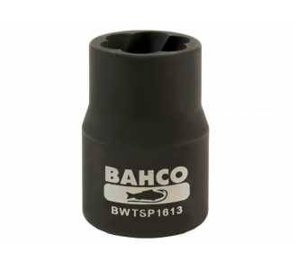 Bahco 3/4" Spezial Steckschlüssel-Einsatz zum Lösen defekter Muttern oder Schraubköpfe, 41 mm