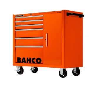 Bahco Classic Werkstattwagen 40" mit Schrank und 6 Schubladen, orange