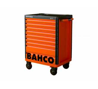 Bahco Premium Werkstattwagen mit 9 Schubladen, orange
