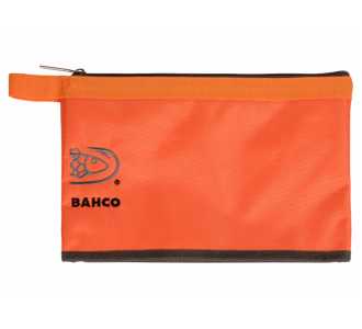 Bahco Reißverschlusstasche, 145 mm, orange, Innentasche ebenfalls mit Reißverschluss
