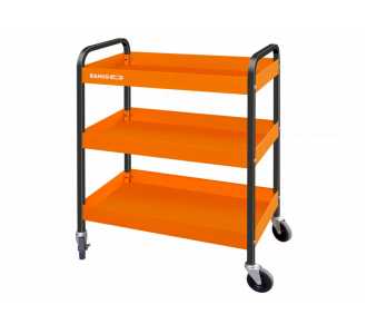 Bahco Rollwagen mit 3 Einlageböden, orange