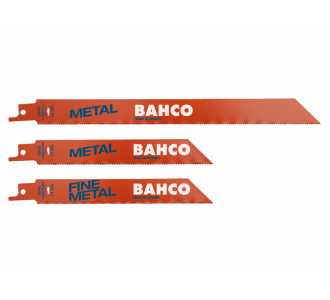Bahco Sandflex Bimetall-Säbelsägeblätter-Satz für Metall - 5-tlg.