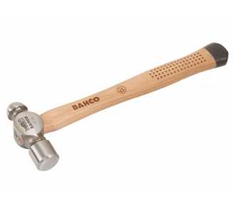 Bahco Schlosserhammer mit Kugelpinne, Hickory-Stiel, 230 g
