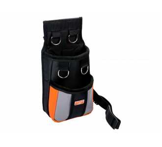 Bahco Tasche mit vier Sicherheitsringen zur Befestigung an Sicherungsleinen und zwei großen Taschen