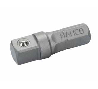 Bahco Verbindungsteil 1/4" Außensechskant auf 1/4" Außenvierkant 25 mm - 1 Stk./Blisterkarte