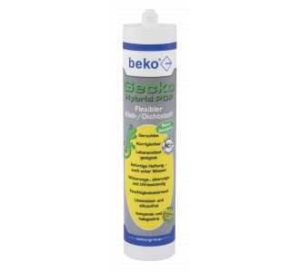 Beko FoodLine Gecko Hybrid Pop Kleb-/Dichtstoff 310 ml weiß, Hybridklebstoff