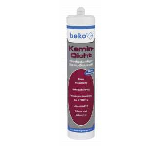 Beko Kamin-Dicht 310 ml schwarz (bis +1.500° C) Hitzebeständiger Spezial-Dichtstoff