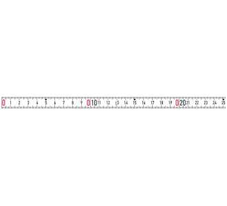 BMI Bandmaß selbstklebend 10mx13mm weiß links