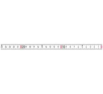 BMI Bandmaß weiß 2 m x 13 mm selbstklebend RNL-SK