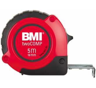 BMI Taschenbandmaß twoCOMP M 10 m x 25 mm