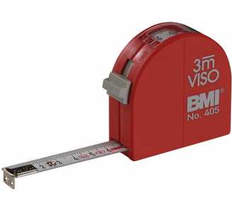 BMI Taschenrollbandmaß VISO L. B.16mm mm/cm EG II PA Sichtfenster
