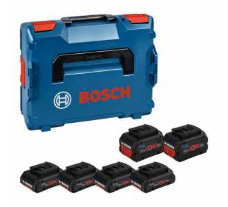 Bosch Akkupack Akku Set 4x ProCORE18V 4,0Ah + 2x ProCORE18V 8,0Ah + L-BOXX mit Einlage