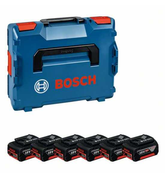Bosch Akkupack Akku Set 6x GBA 18V 4,0Ah + L-BOXX mit Einlage - bei  Beutlhauser online kaufen