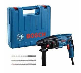 Bosch Bohrhammer GBH 2-21 mit SDS plus und 1x Bohrer SDS plus 6/8/10 mm