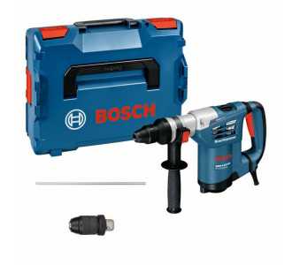 Bosch Bohrhammer mit SDS-plus GBH 4-32 DFR, L-BOXX mit Einlage, Schnellspannbohrfutter, Zubehör