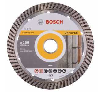 Bosch Diamanttrennscheibe Best for Universal Turbo, 150 x 22,23 x 2,4 x 12 mm