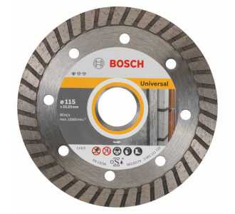 Bosch Diamanttrennscheibe Standard for Universal Turbo, 115x22,23x2x10 mm, 10er-Pack