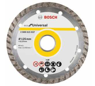Bosch Diamanttrennscheibe Turbo Eco For Universal, 125 mm