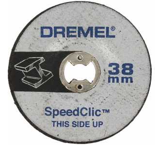 Dremel EZ SpeedClic Schleifscheibe, Arbeits-Ø 38 mm, Höhe 4 mm