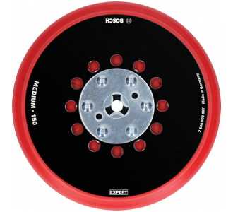 Bosch EXPERT Multihole Universalstützteller, 150 mm, Medium. Für Exzenterschleifer