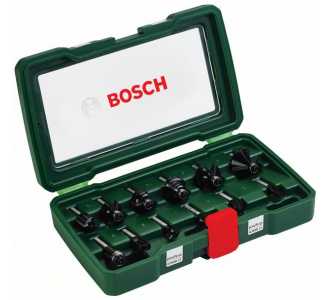 Bosch HM-Fräser-Set, 12-tlg., Ø 8 mm Schaft)