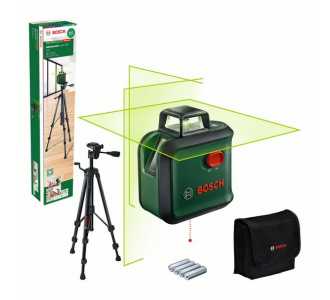 Bosch Kreuzlinien-Laser AdvancedLevel 360 Set, incl. Hülle, Batterien