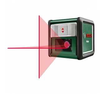 Bosch Kreuzlinien-Laser Quigo, incl. Adapter, Klemme, Batterien