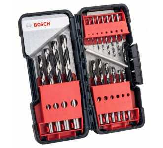 Bosch Metallspiralbohrer-HSS-Set PointTeQ, DIN 338, 18-tlg.e ToughBox