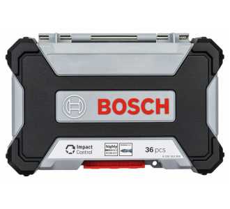 Bosch Pick and Click Impact Control SDB und Steckschlüssel, 36-tlg.