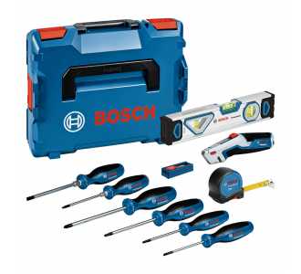 Bosch Combo Kit Set mit Schraubendrehern und verschiedenen Handwerkzeugen, 19-tlg.