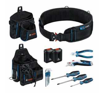 Bosch Combo Kit Werkzeuggürtel und Handwerkzeug-Set