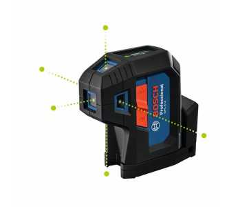 Bosch Punktlaser GPL 5 G, LR6-Batterie, Tasche