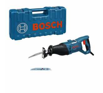 Bosch Säbelsäge GSA 1100 E, 2 x Säbelsägeblatt, Handwerkerkoffer