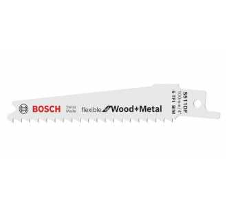 Bosch Säbelsägeblatt S 511 DF, Flexible for Wood and Metal, 2er-Pack