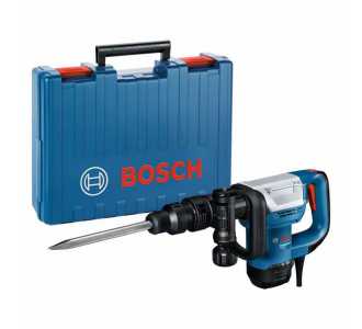 Bosch Schlaghammer GSH 5, SDS-max, incl. Spitzmeißel, Zubehör, Handwerkerkoffer