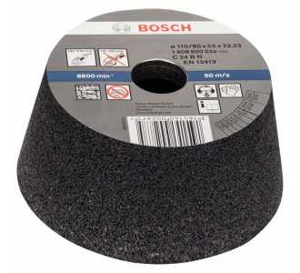 Bosch Schleiftopf, konisch-Stein/Beton 90 mm, 110 mm, 55 mm, 24